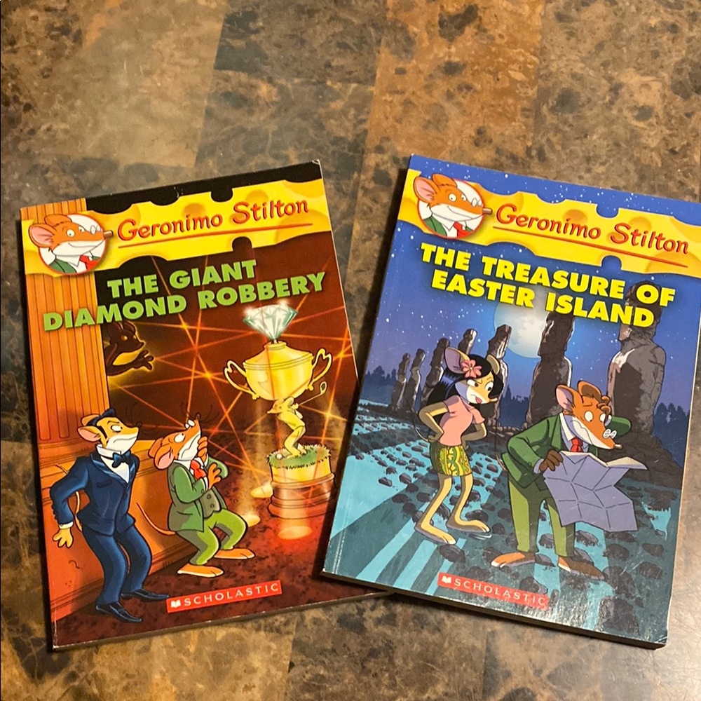 ⚡️Bundle⚡️Scholastic Geronimo Stilton Books -Adventure Duo Set